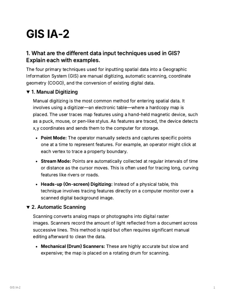 GIS | PDF | Geographic Information System | Image Scanner