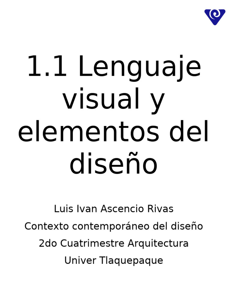 1.1 Lenguaje Visual y Elementos Del Diseño | PDF | Color | Diseño