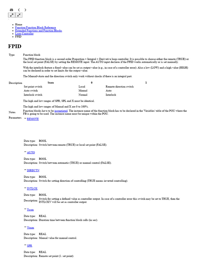 FPID_plcNext | PDF | Function (Mathematics) | Parameter (Computer ...
