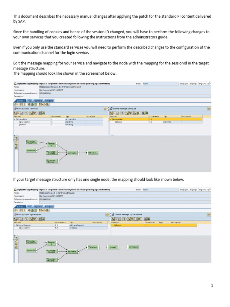 Manual Changes for Note 1869807 | PDF | Http Cookie | Software Development