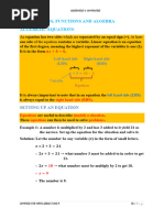 Grade 9 Equations Teaching Resources | PDF | Equations | Algebra