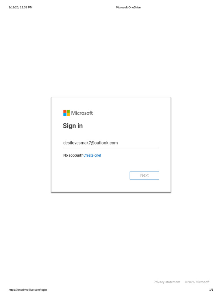 Microsoft OneDrive | PDF
