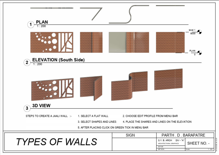 Revit Wall | PDF