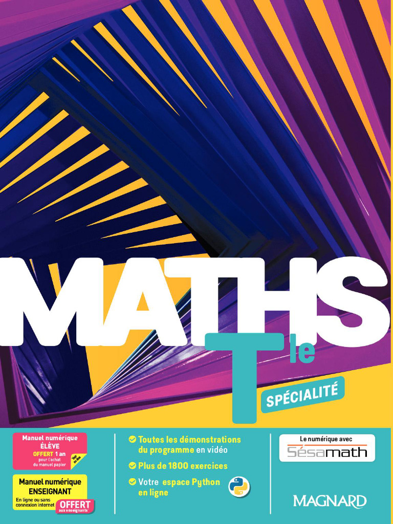 Magnard Spé Maths Term - Magnard | PDF