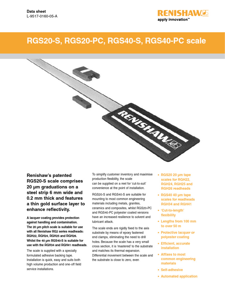 RG22 Scale Data Sheet | PDF | Epoxy | Coating