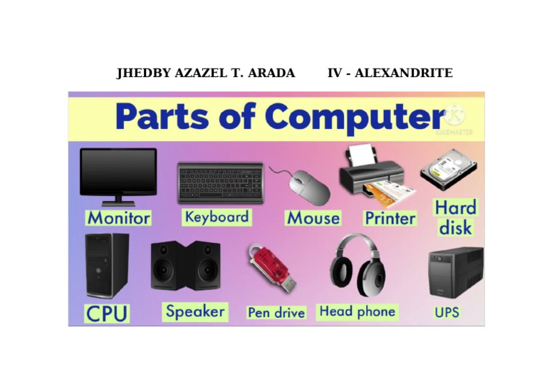 Parts of Computer Jhedby | PDF