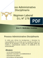 Proceso Administrativo Disciplinario