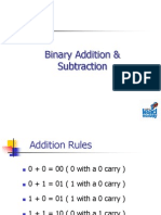 Binary Addition & Subtraction Rules