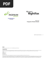 RightFax Integration Module Guide