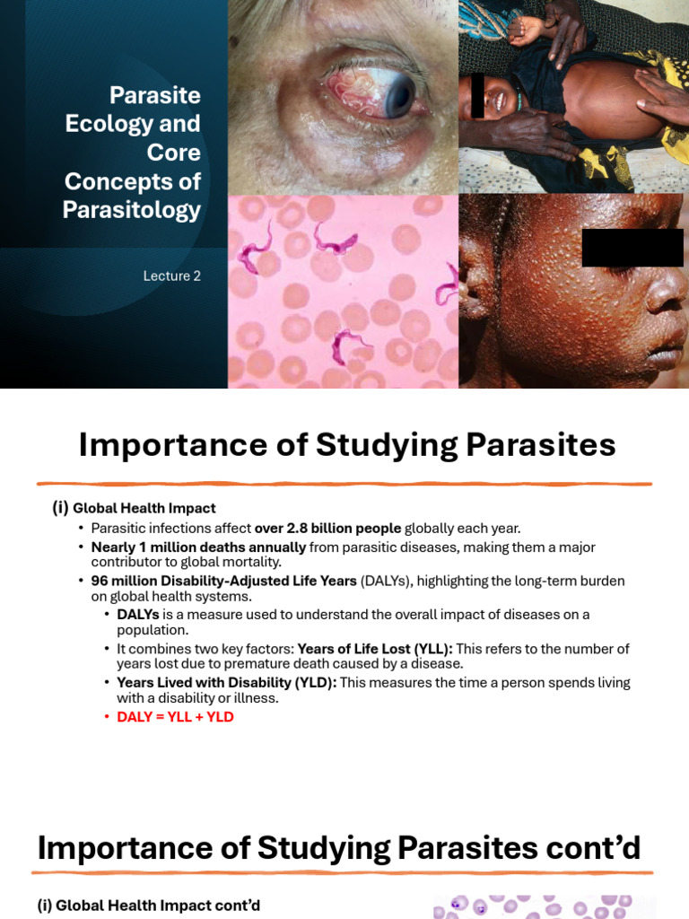 Lecture 2 Parasite Ecology and Core Concepts of Parasitology | PDF ...