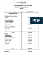 Balance Sheet