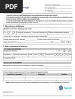 Aviso de Accidente GNP | PDF | Póliza de seguros | Medicina CLINICA