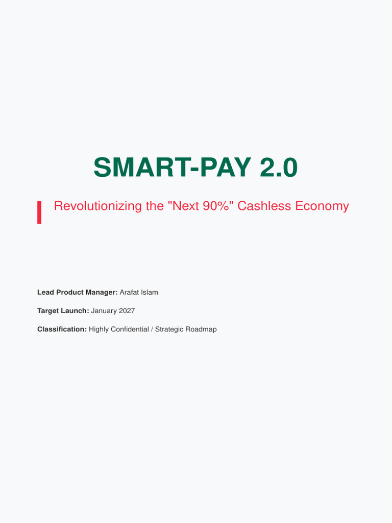 SmartPay 2.0 Strategic PRD 2027 | PDF | Computing