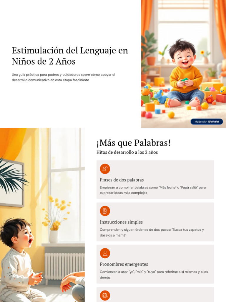 Estimulacion Del Lenguaje en Ninos de 2 Anos | PDF