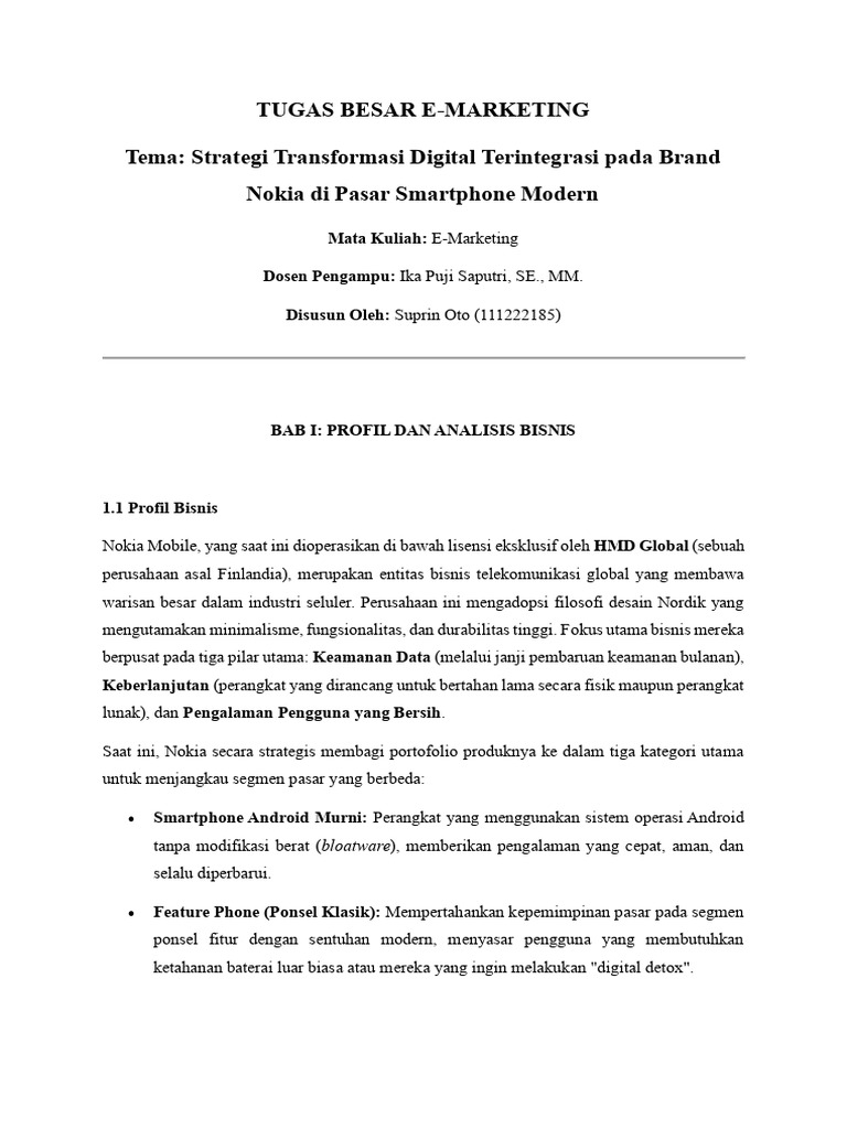 TB Suprin Oto E-Marketing | PDF