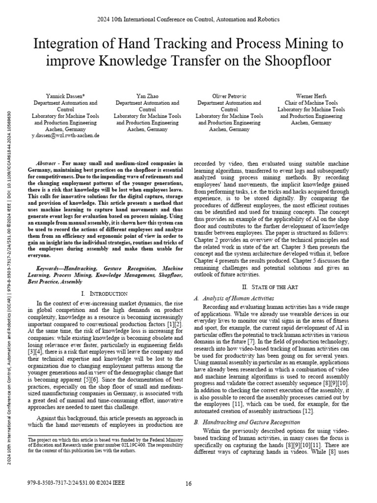 Integration of Hand Tracking and Process Mining to Improve Knowledge ...