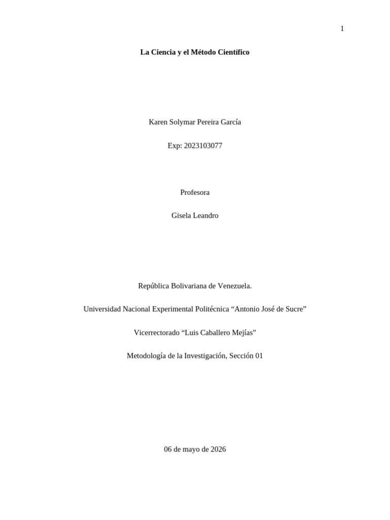 La Ciencia y El Metodo Cientifico | PDF | Conocimiento | Teoría