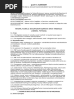 TCLP Toxicity Characteristic Limits | PDF | Toxicity | Waste
