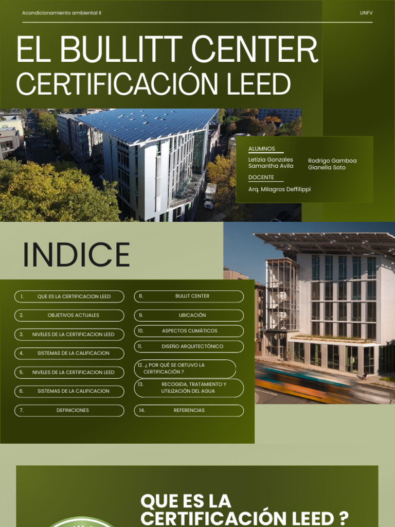 El Bullitt Center LEED | PDF | Sustentabilidad | Agua