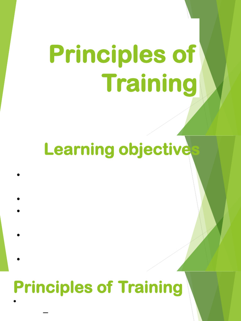 Principles of Training | PDF | Physical Fitness | Heart Rate