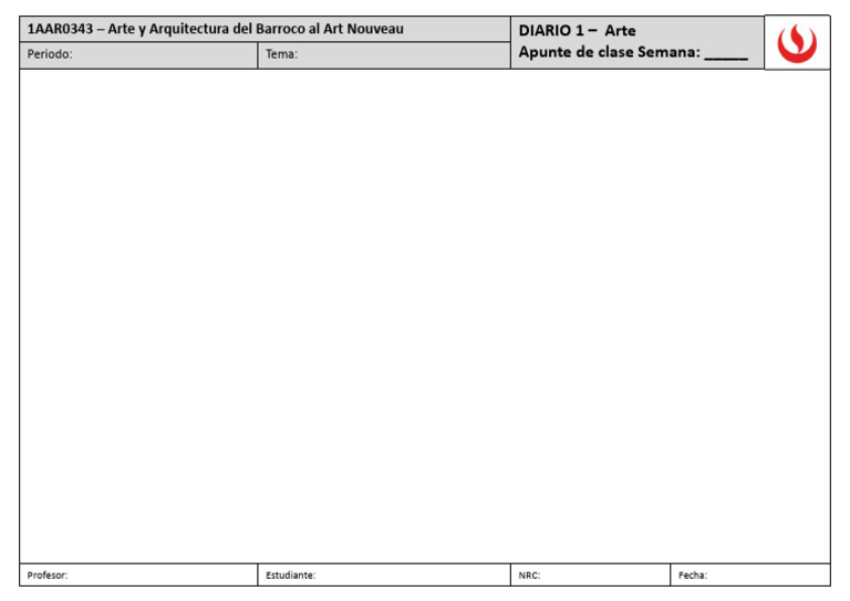 DD1-Formato-Lámina de Apuntes de Clase AR343 | PDF