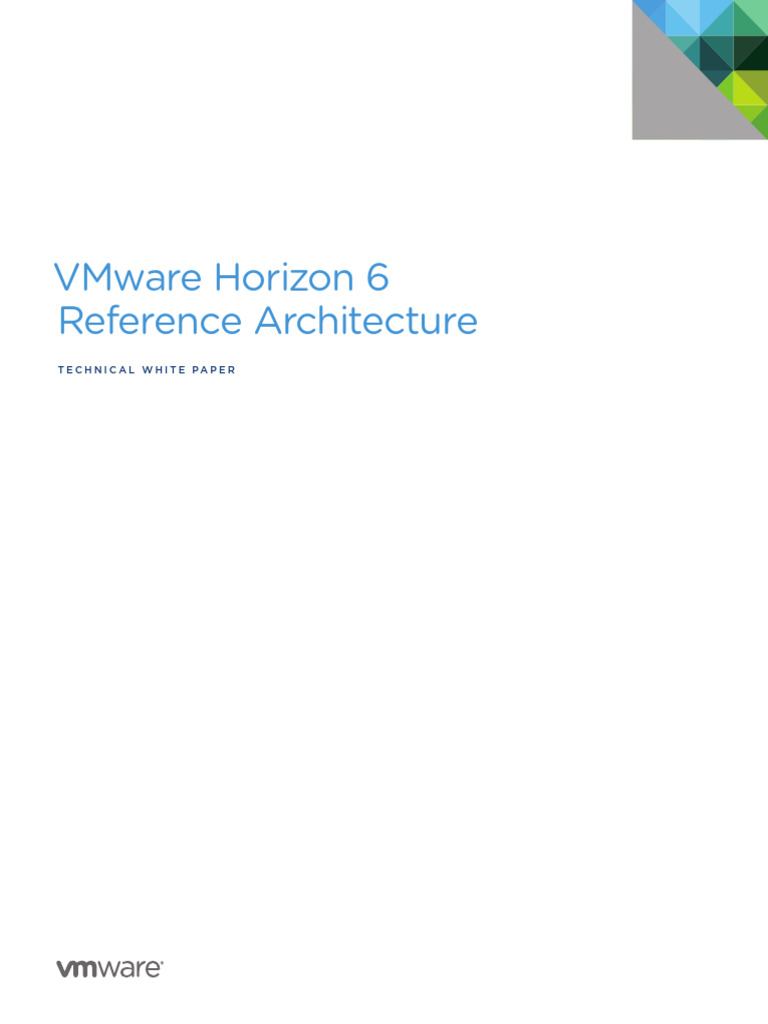 VMware Reference Architecture Horizon 6 View Mirage Workspace | PDF ...
