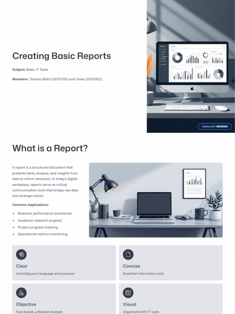Creating Basic Reports | PDF | Databases | Information Retrieval