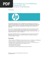 HP Installation and Startup Service For HP BladeSystem C Class Infrastructure