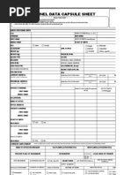 Personal Data Capsule Sheet (2007)