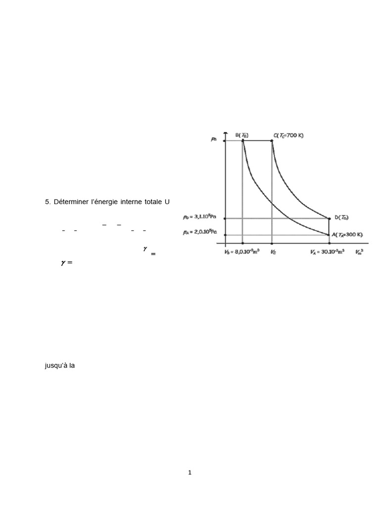 TD3 Thermo 2024 2025 | PDF | Capacité thermique | Chaleur