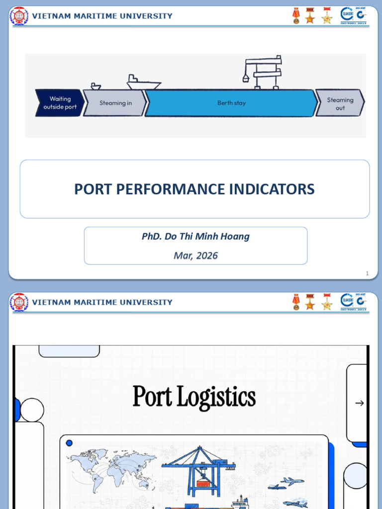 3. Port performance indicators | PDF | Ships | Shipping