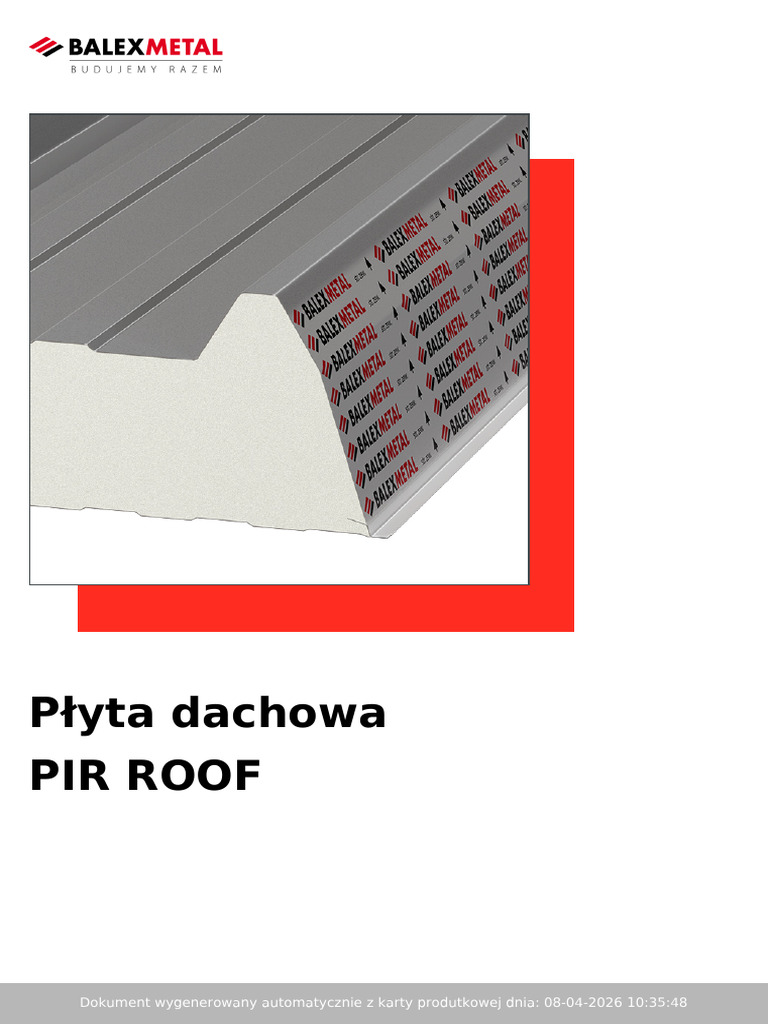 BALEX-plyta-dachowa-pir-roof-2026-04-08 | PDF