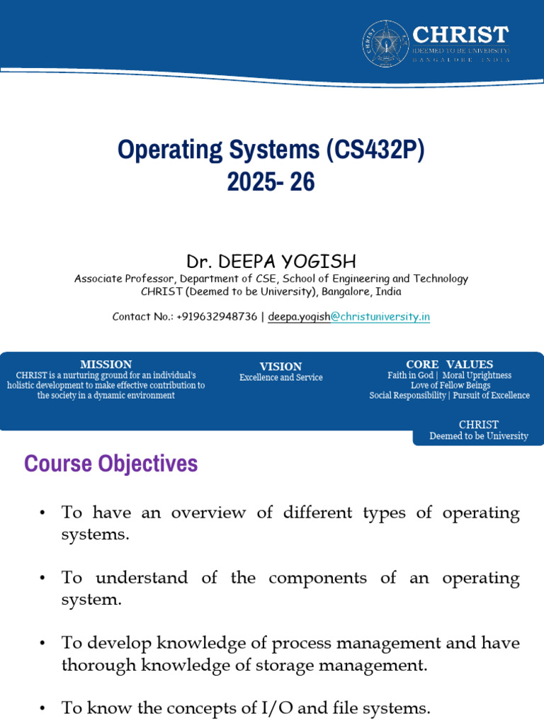 Unit_1 | PDF | Computer Data Storage | Operating System