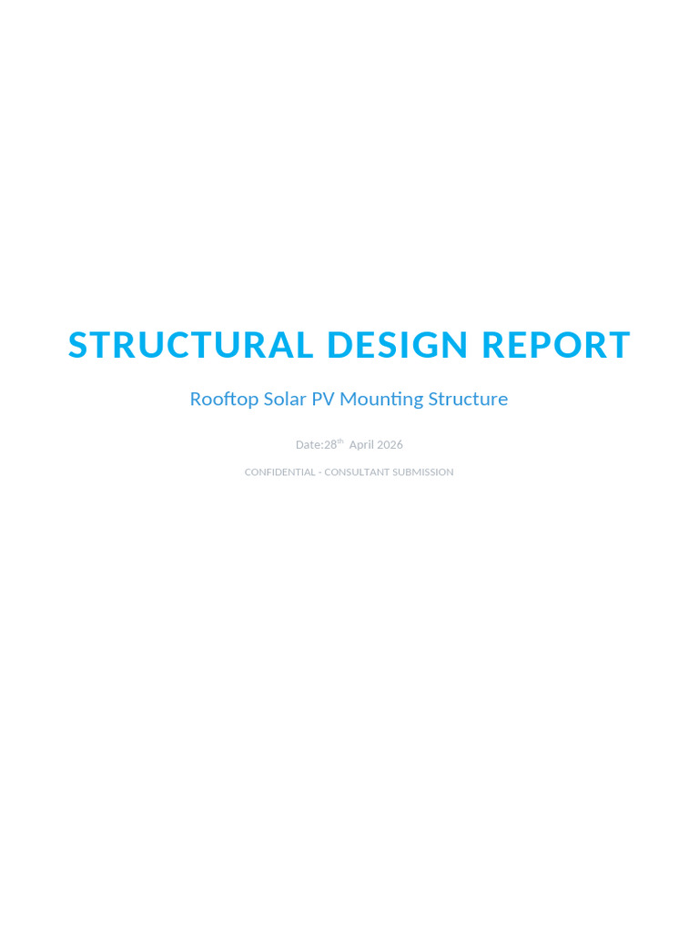 Structural Design Report Final 49 20kW R | PDF | Truss | Strength Of ...