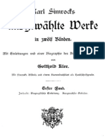 Simrock, Karl - Gesammelte Werke 01 - Ausgewaehlte Gedichte (160 S., Scan, Fraktur)