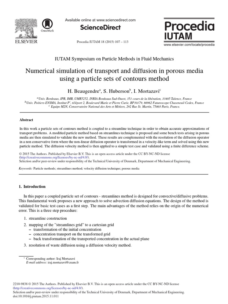 2015_Beaugendre_Simulation of Transport and Diffusion in Porous Media ...