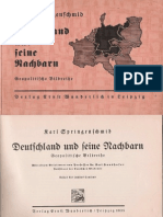 Springenschmid, Karl - Deutschland Und Seine Nachbarn - Geopolitische Bildreihe (1935, 66 S., Scan, Fraktur)