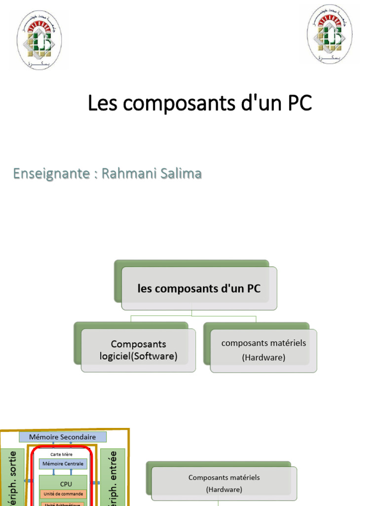 Les Composants - Généralité | PDF | Microprocesseur | Mémoire ...