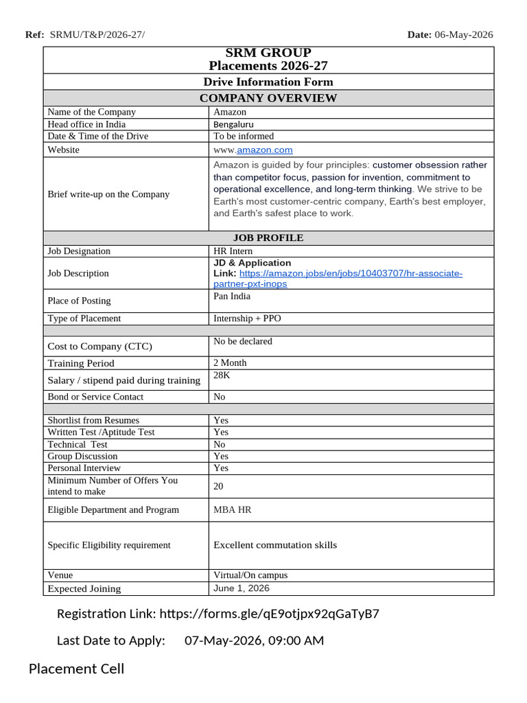Amazon | PDF | Labor | Employment