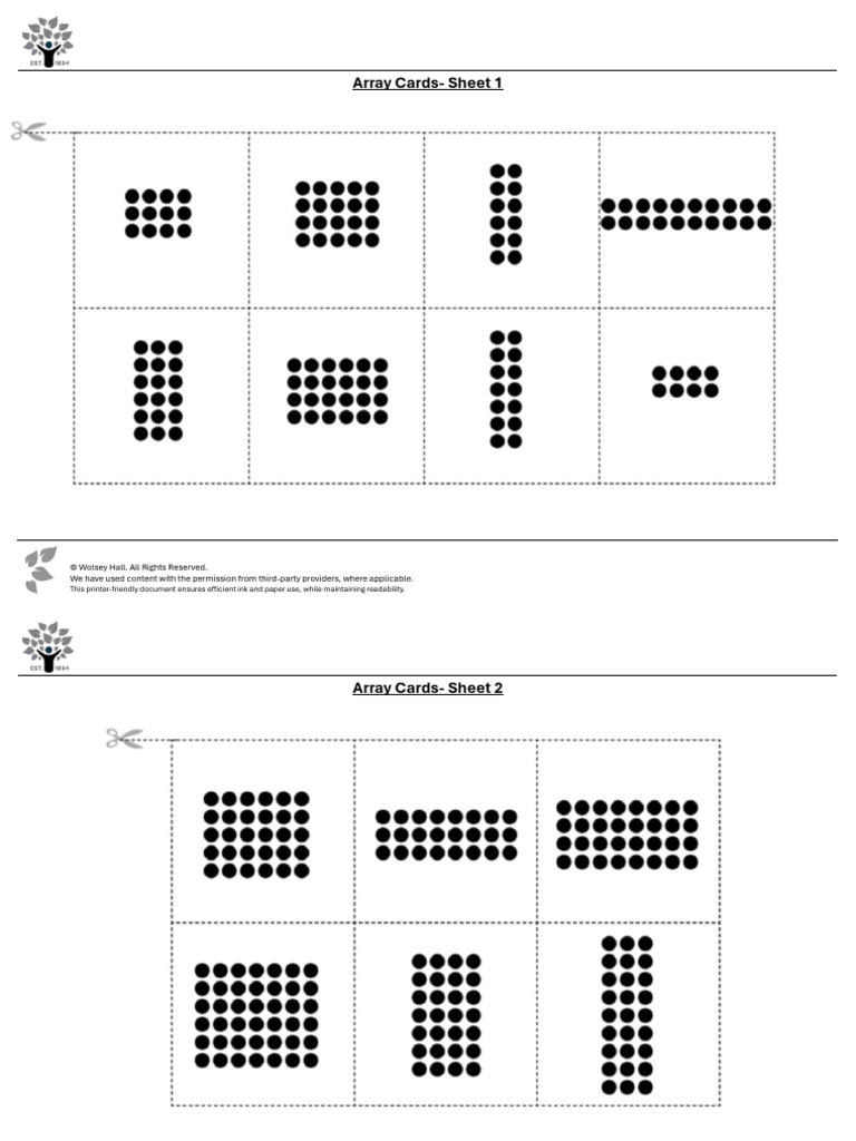 [W25.01] Pictures of Array Cards | PDF