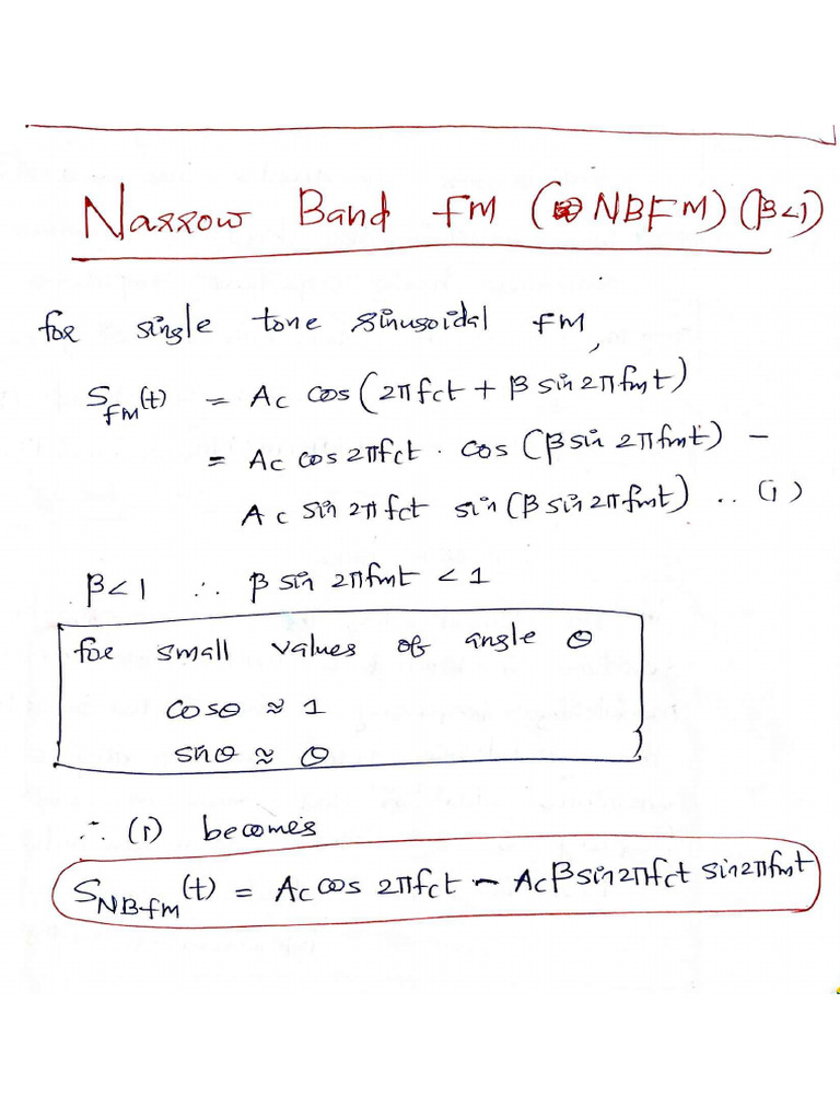 NBFM & WBFM | PDF
