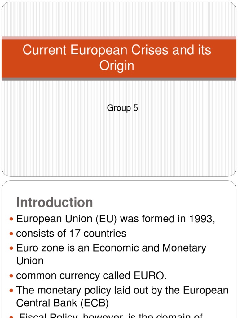 European Debt Crisis: Causes & Effects | PDF | Finance & Money ...