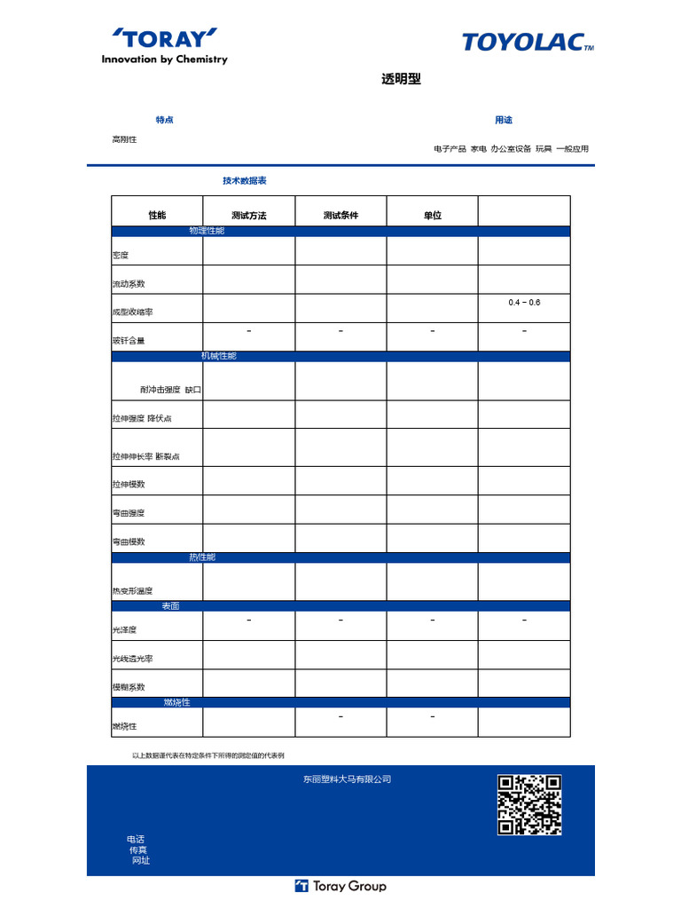 Clear Abs 920 555 u Tds | PDF