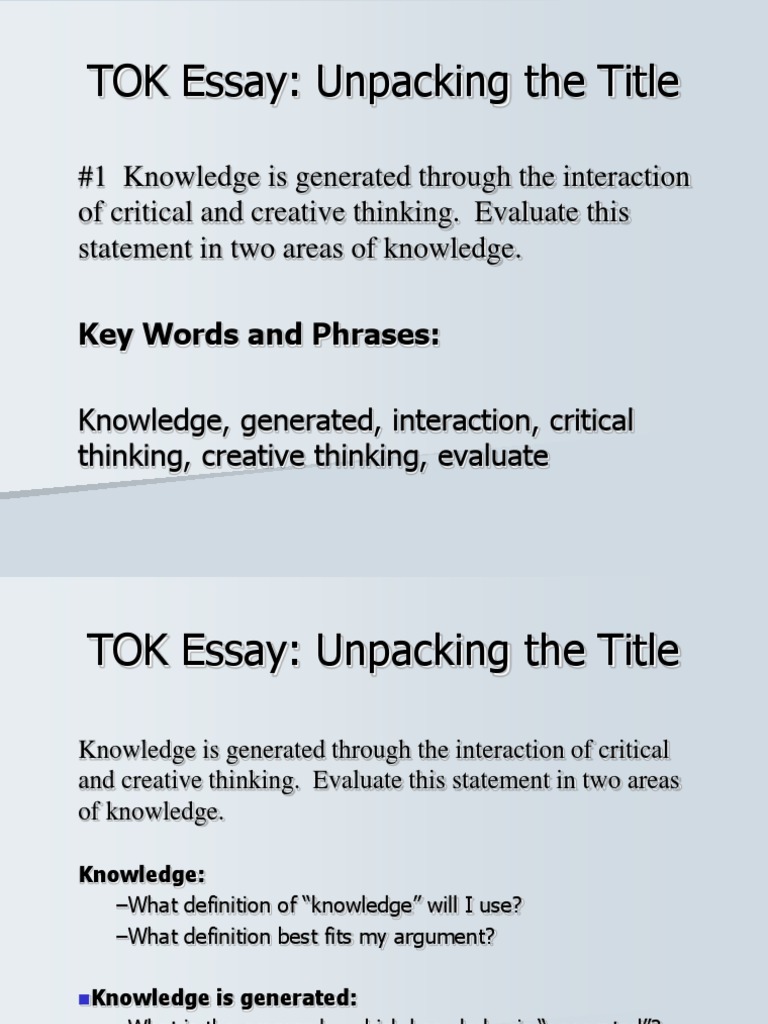 Thesis creative thinking picture