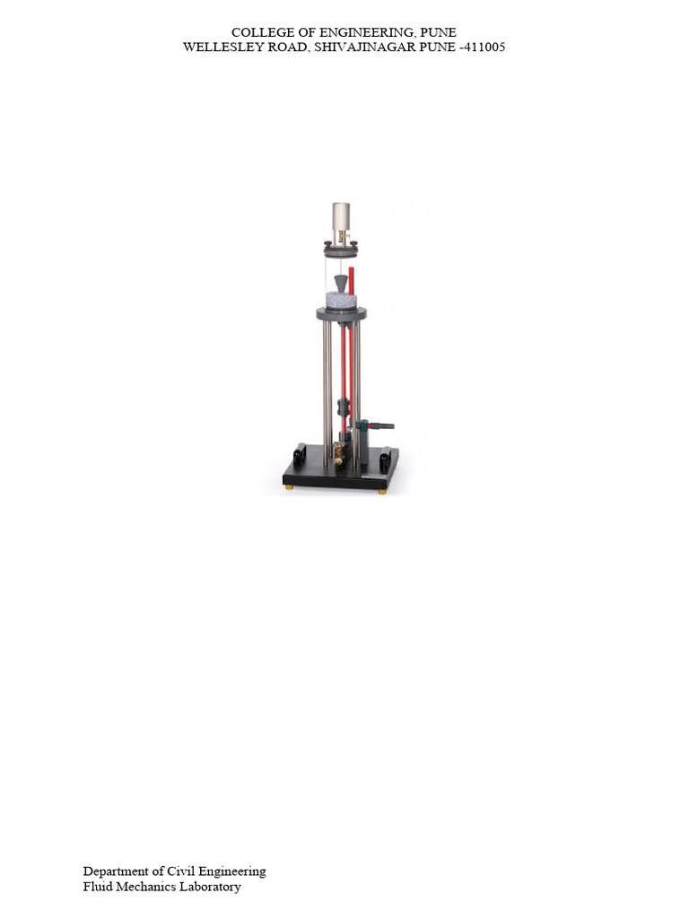8_Osborne Reynold Apparatus | PDF | Fluid Dynamics | Laminar Flow