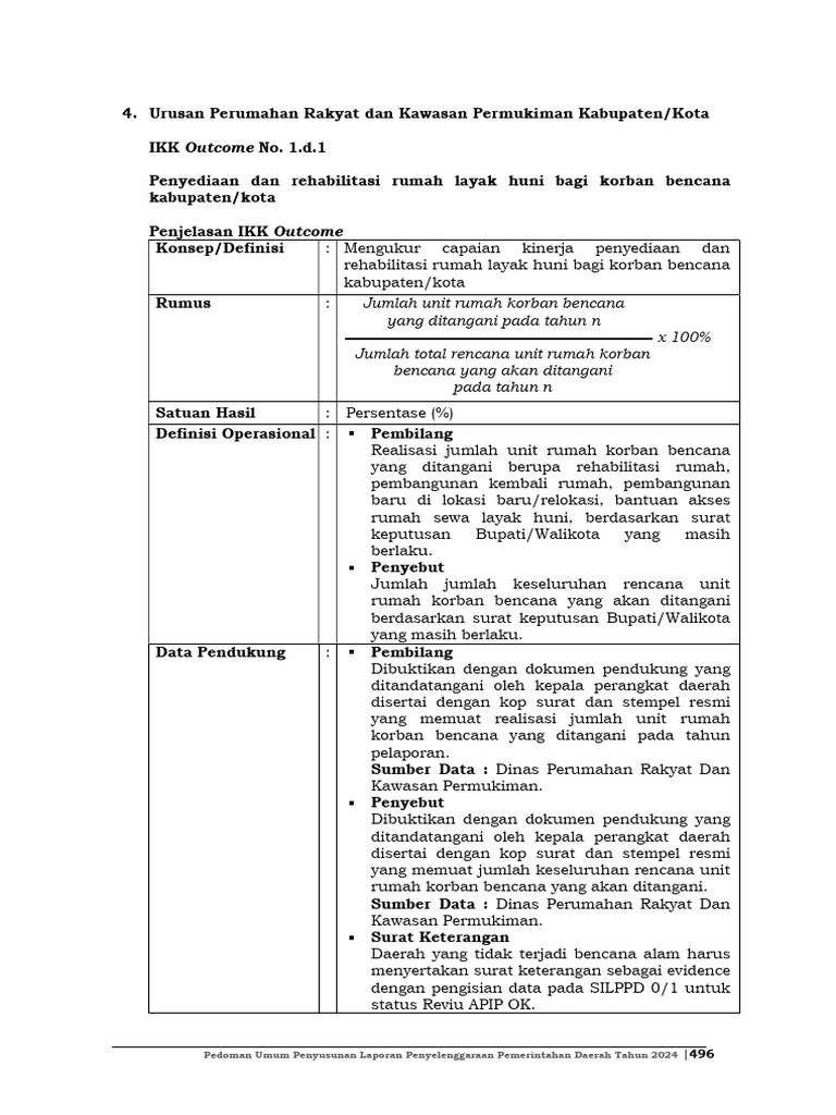 Penyusunan LPPD Perumahan 2024 | PDF
