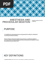 Anesthesia Documentation Guidelines | PDF | Anesthesia | Medical Record