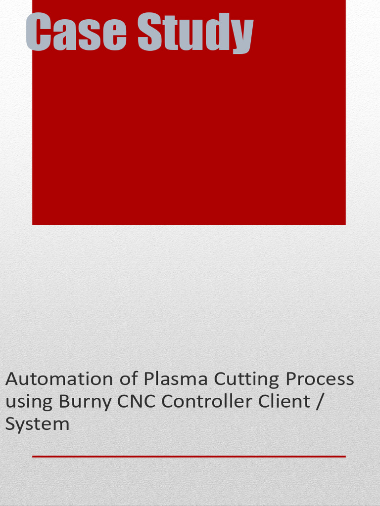 Automation of Plasma Cutting Process Using Burny CNC Controller Client ...