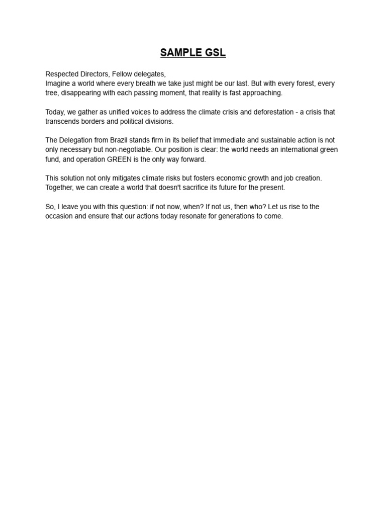 Sample Gsl | PDF