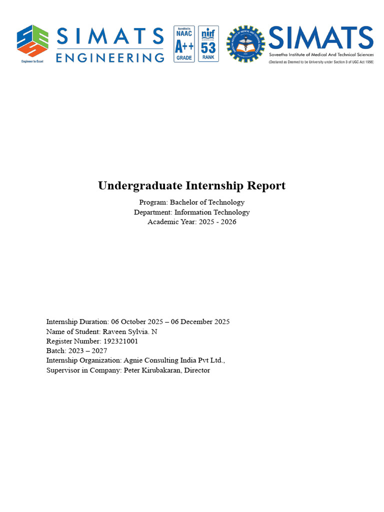 Internship Report - 2 | PDF | Web Development | Document Object Model